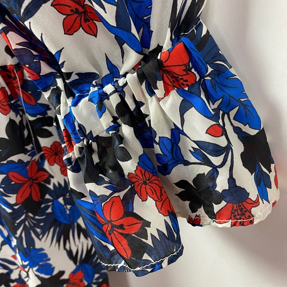 Milly Floral Silk Dress - Picture 7 of 12